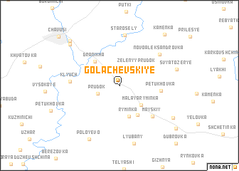 map of Golachevskiye