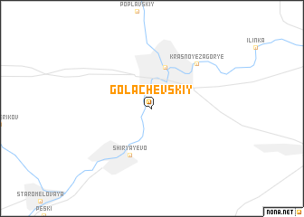 map of Golachevskiy