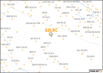 map of Golac