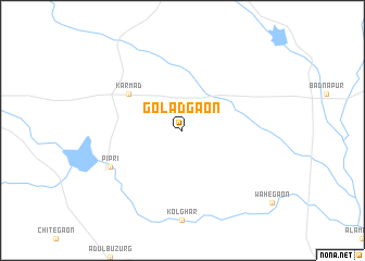 map of Goladgaon