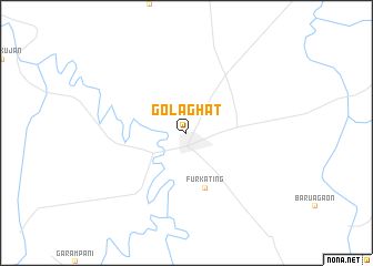 map of Golāghāt