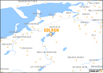 map of Golagh