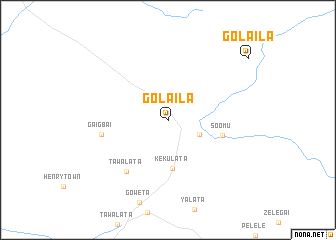 map of Golaila