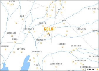 map of Golai