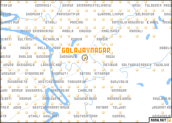 map of Gola Jaynagar