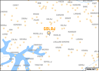 map of Golaj