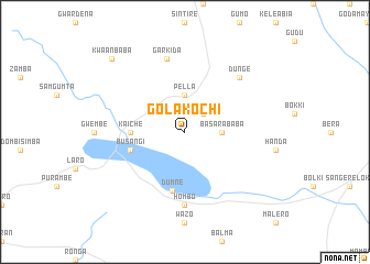 map of Golakochi