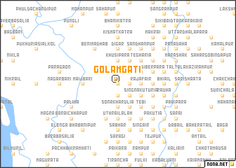 map of Golāmgāti