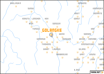 map of Golangke