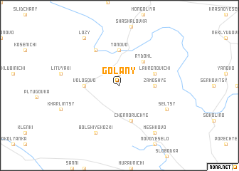 map of Golany