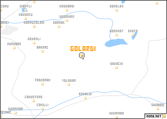 map of Gölardı