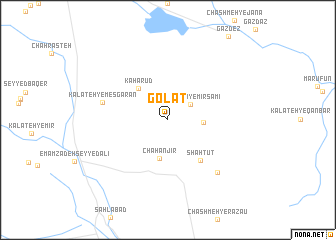 map of Golat