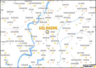 map of Golawoma