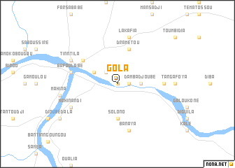 map of Gola