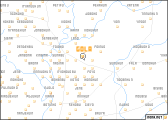 map of Gola