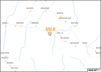 map of Gola