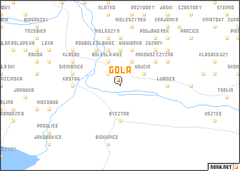 map of Gola