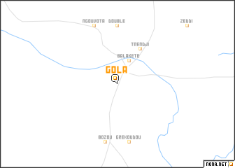 map of Gola