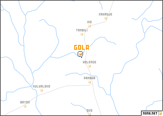 map of Gola