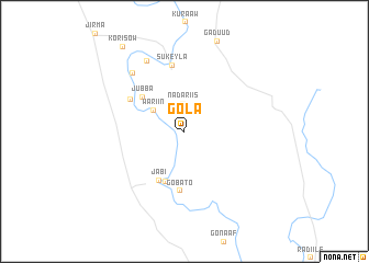 map of Gola
