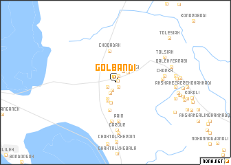 map of Gol Bandī