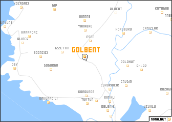 map of Gölbent