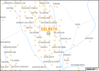 map of Gol Beyk