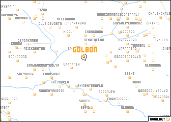 map of Golbon