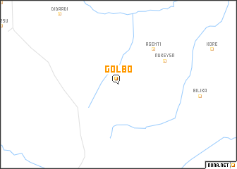 map of Golbo