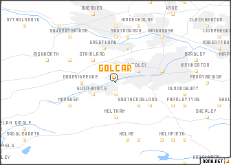 map of Golcar