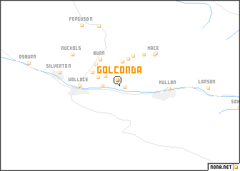 map of Golconda