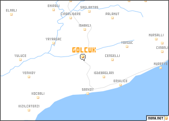 map of Gölcük