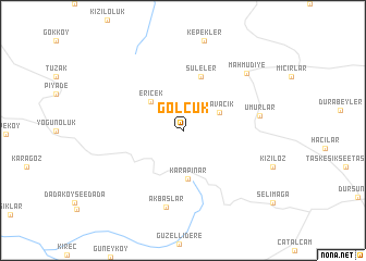 map of Gölcük