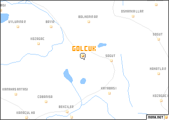 map of Gölcük