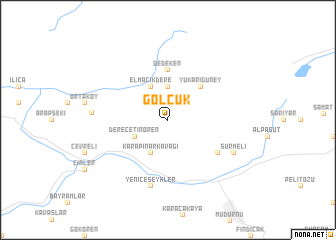 map of Gölcük