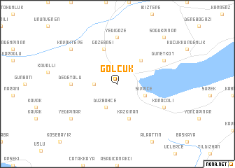 map of Gölcük