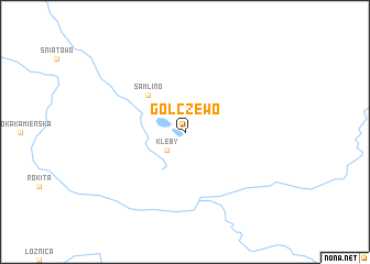map of Golczewo