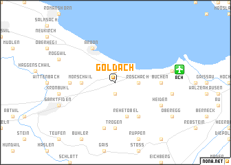 map of Goldach