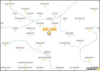 map of Göldağ