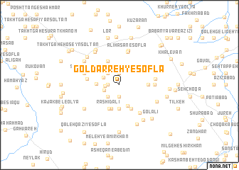 map of Gol Darreh-ye Soflá