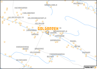 map of Gol Darreh