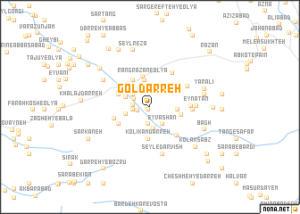 map of Gol Darreh