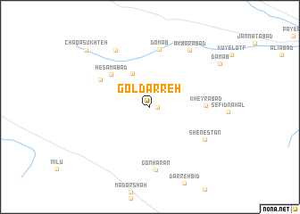 map of Gol Darreh