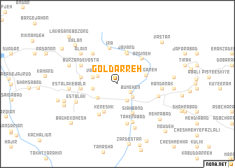 map of Gol Darreh