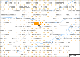 map of Goldau