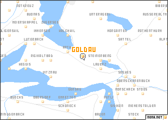 map of Goldau