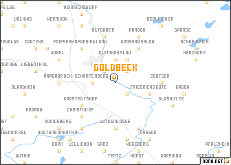 map of Goldbeck