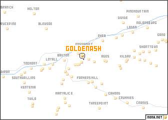 map of Golden Ash