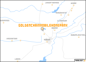 map of Golden Chain Mobile Home Park