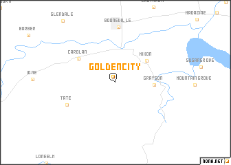 map of Golden City